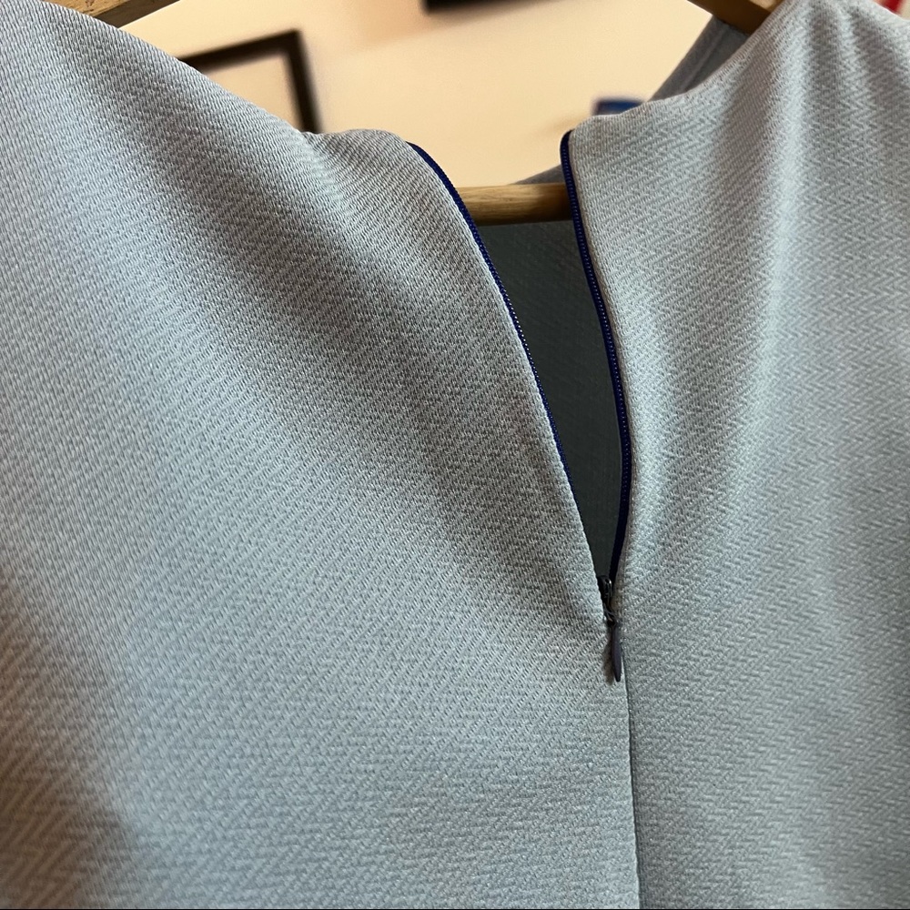 Formal sky blue shirt for office- can be worn reversible - Picture 3 of 3